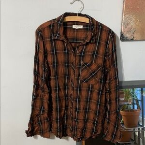 Bell Sleeve Buttondown
